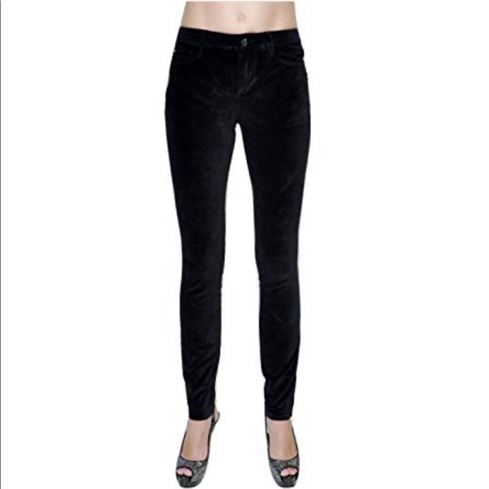 Joes Jeans Velvet Pants in Black size 28